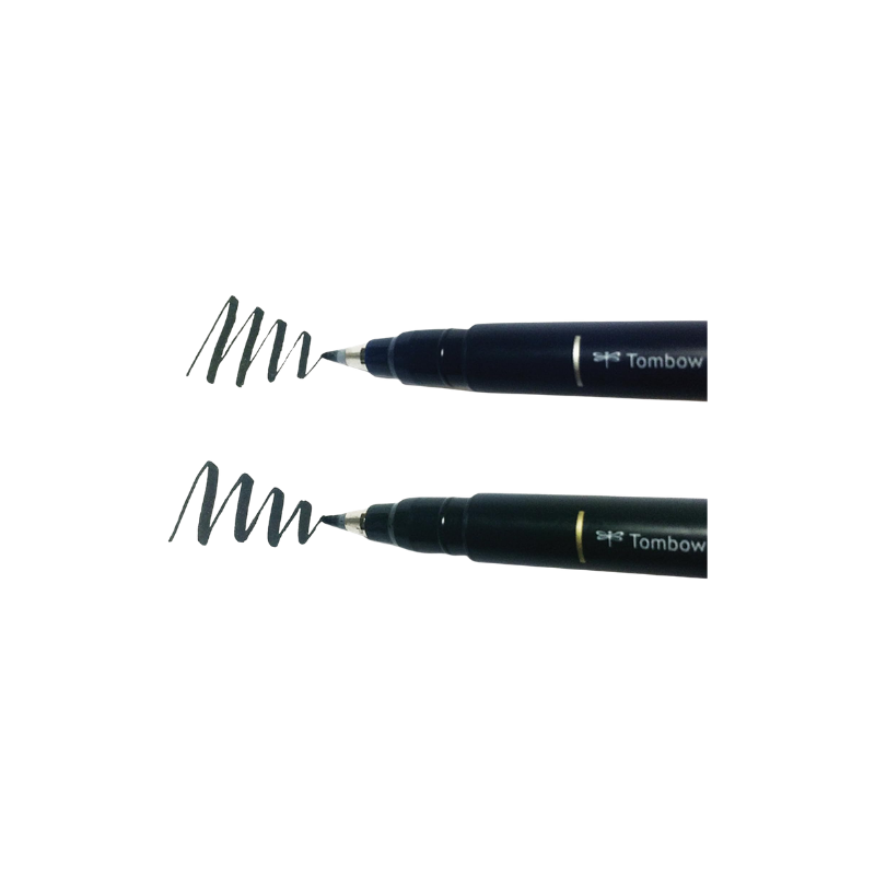 Tombow Fudenosuke Brush Pen 2-Pack